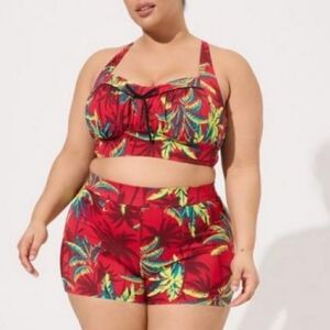 Torrid Palm Swim Set